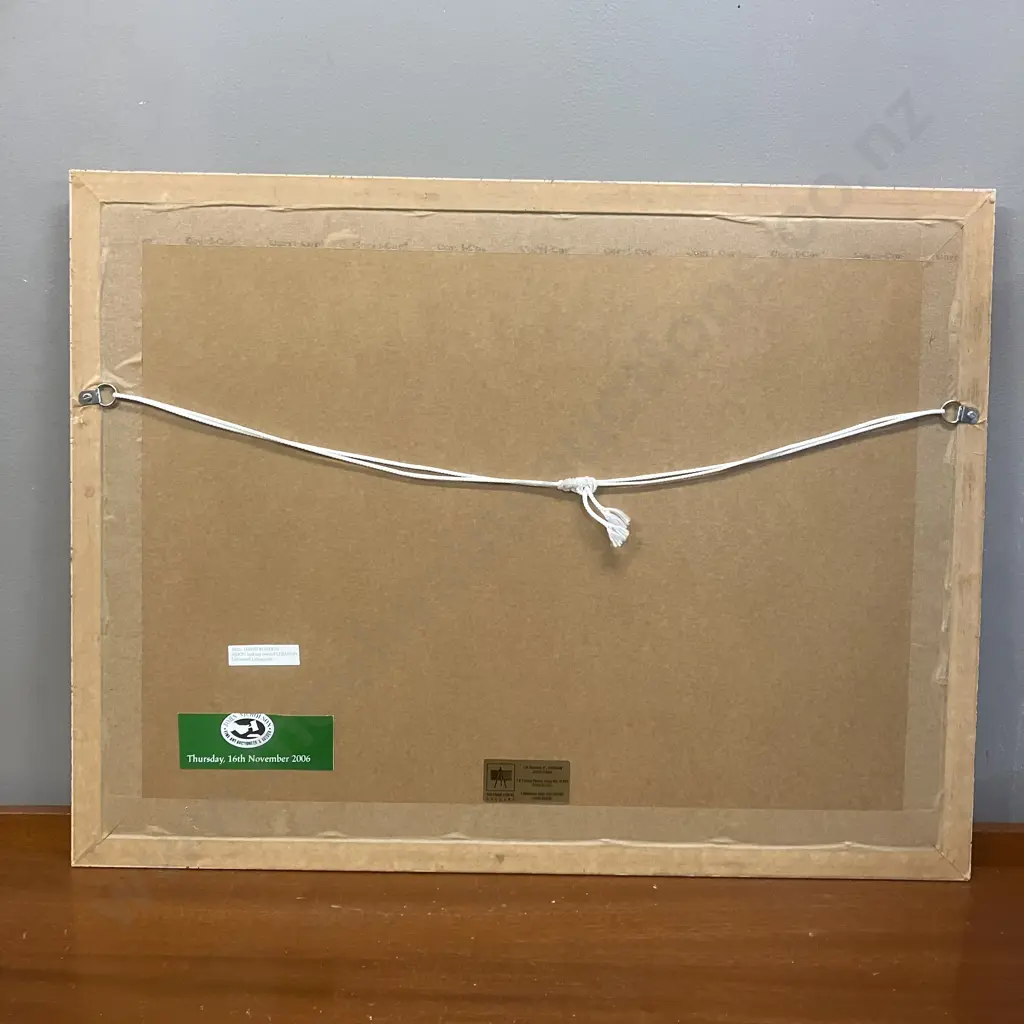 Davis Roberts Sidon Lithograph -  Looking Toward Lebanon. Signed. 50 x 65cm Image 1++