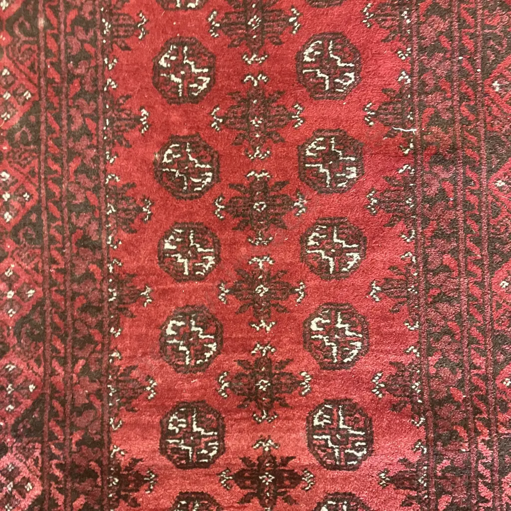 Persian Floor Runner - Reds & Blacks 196 x 104cm Image 1++
