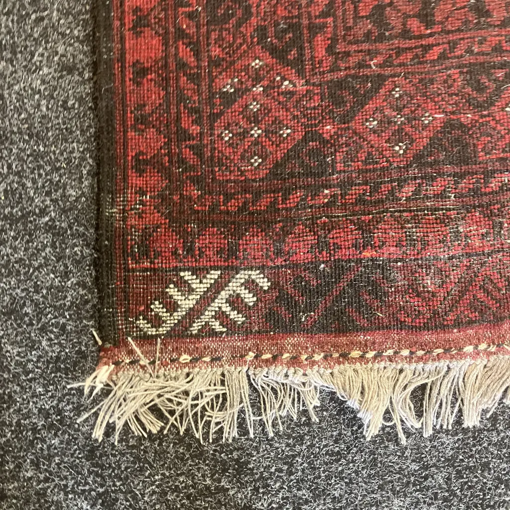 Persian Floor Runner - Reds & Blacks 196 x 104cm Image 1++