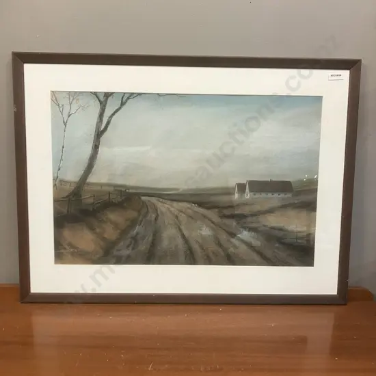 Romo Island ? Denmark 1920s Pastel Original Artwork. 51 x 69cm