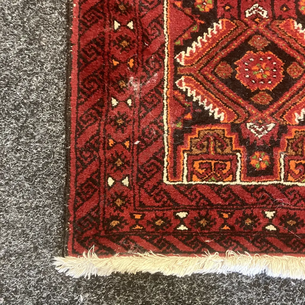 Persian Floor Runner - Reds & Blacks 200 x 59cm Image 1++