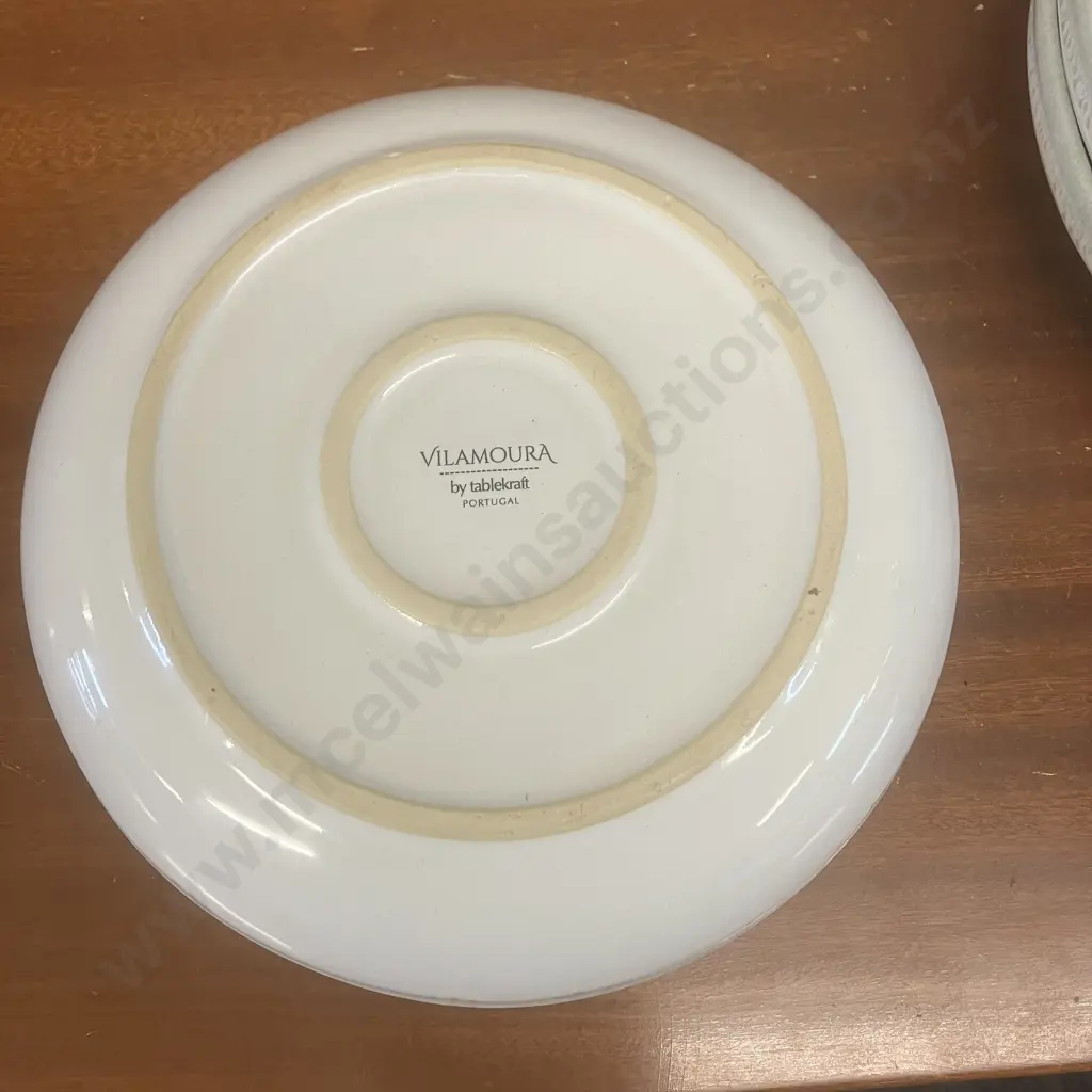 Set of 8 Tablekraft Vilamoura Verde Reactive Round Bowls. 5 x 23cm Image 1++