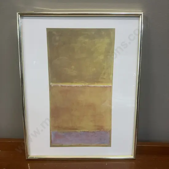Framed Tate Print Mark Rothko Untitled C.1950-2. 36 x 28.5cm