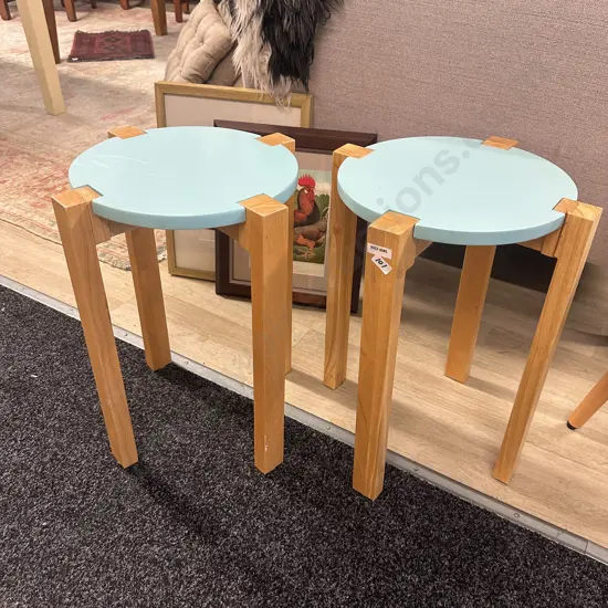 Pair of Stools Ex Freedom Furniture