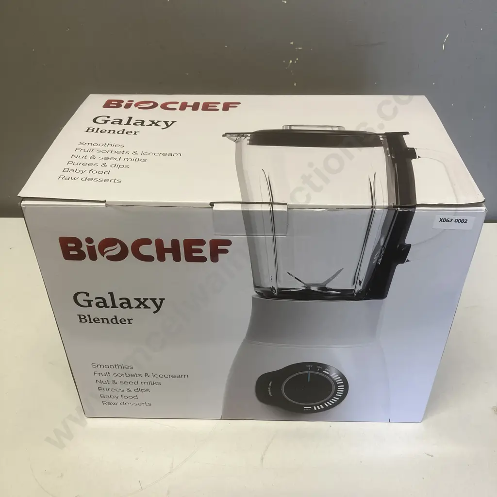 BioChef Galaxy Blender White In Box With Manual & Recipe Book Image 1++