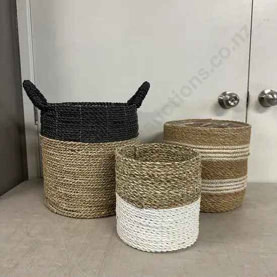 Assorted Rattan Baskets