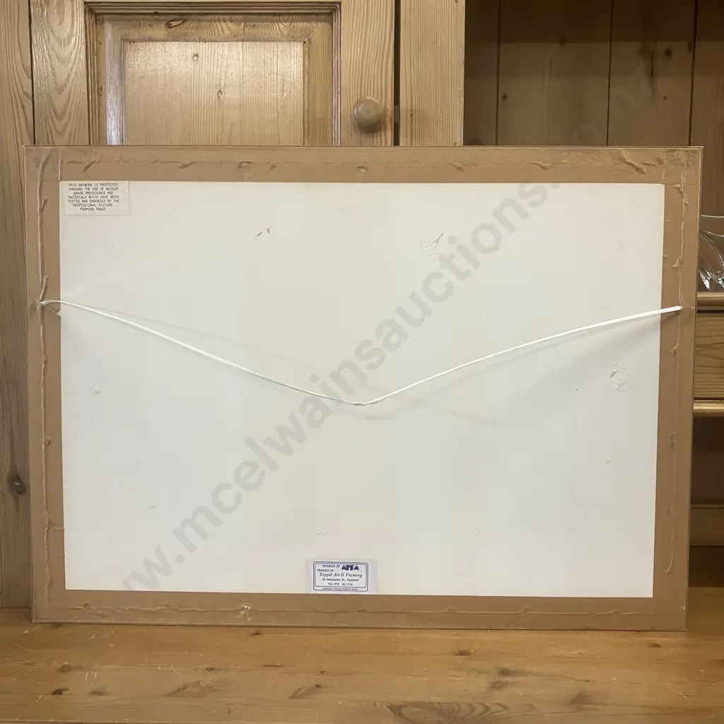 Brian Kehoe Yeppoon Central Queensland Beach Watercolour Signed & Framed. 52 x 72cm Image 1++