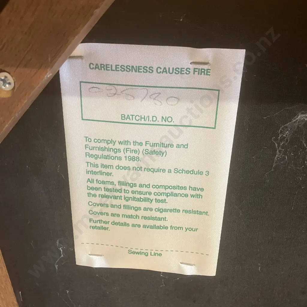 Set of 6 Jaycee Furniture (Brighton England) Solid Oak Upholstered Back Dining Chairs Including 2 Carvers Image 1++