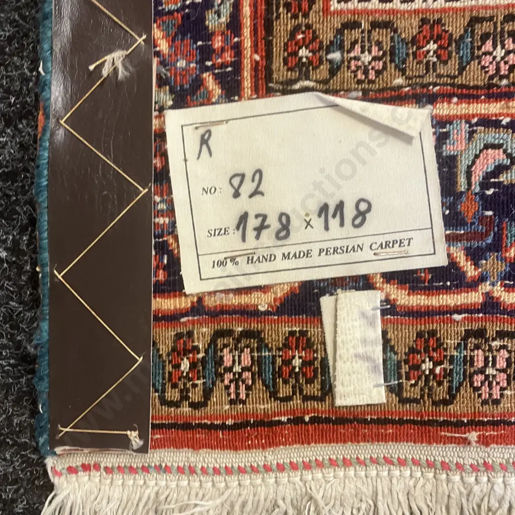 Persian Rug - Reds, Blacks & Blues 178 x 118cm Image 1++