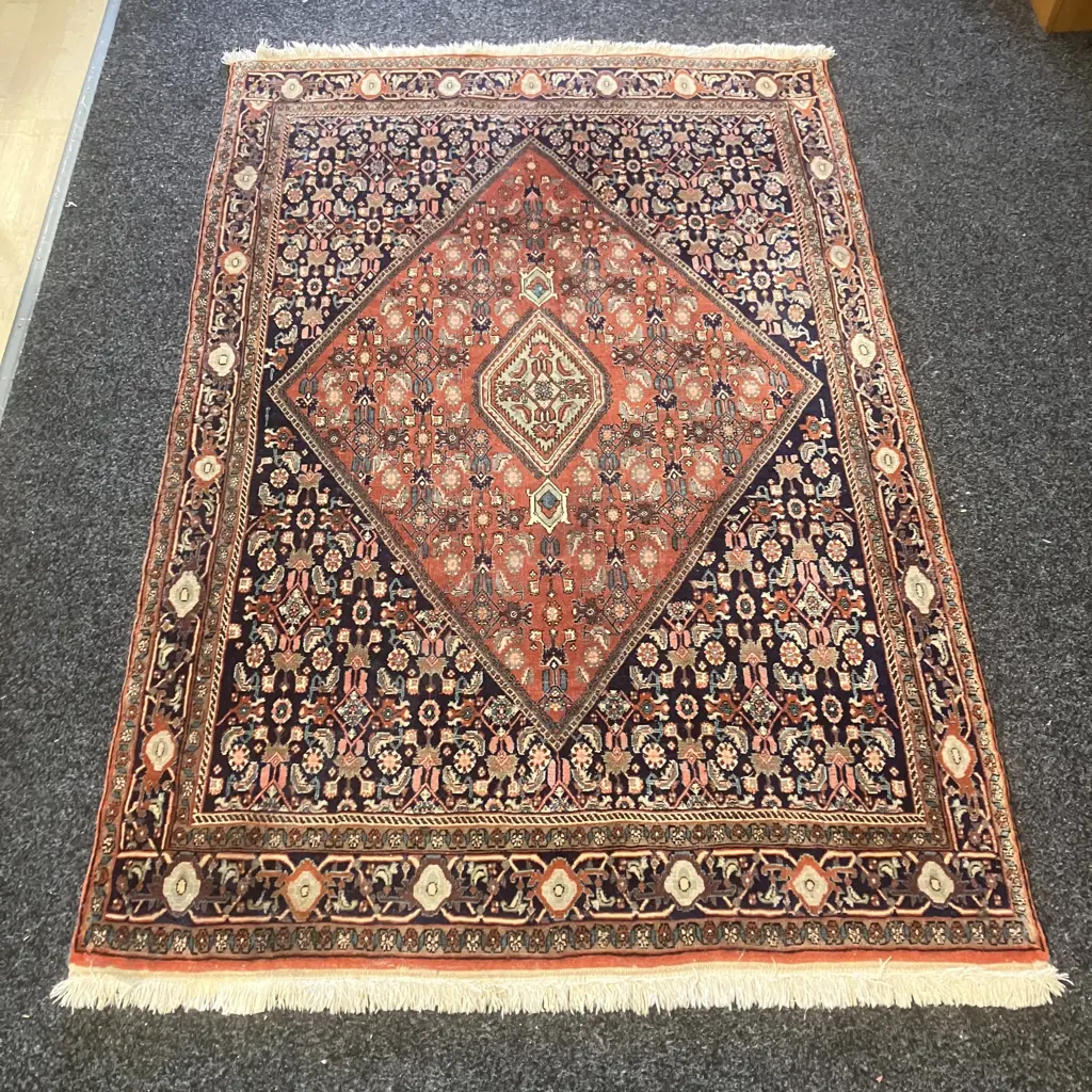 Persian Rug - Reds, Blacks & Blues 178 x 118cm Image 1++