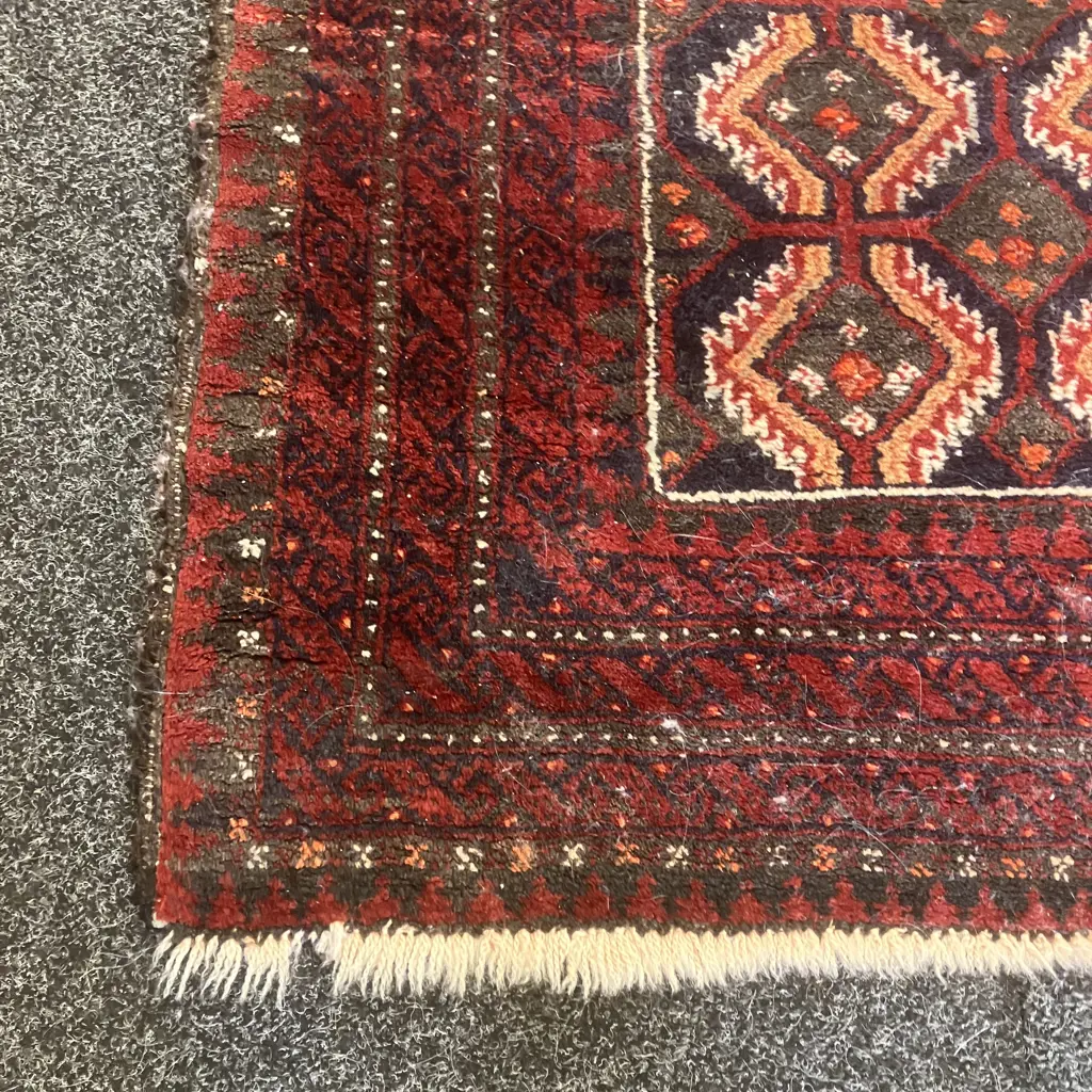 Persian Balouche Tribal Red Ground Rug 205 x 112cm Image 1++