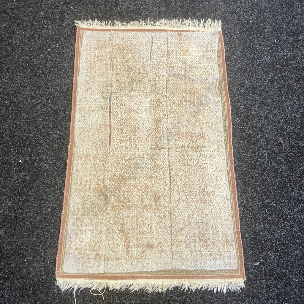 Bokhara Pakistan Pure Wool Rug - Pinks & Blues 101 x 62cm Image 1++