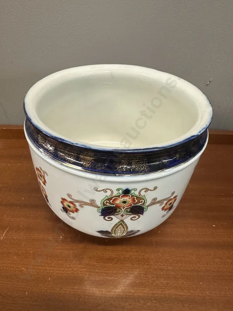 Stoke On Trent Jardiniere Corona Ware H19,Dia21.5cm. Image 1++