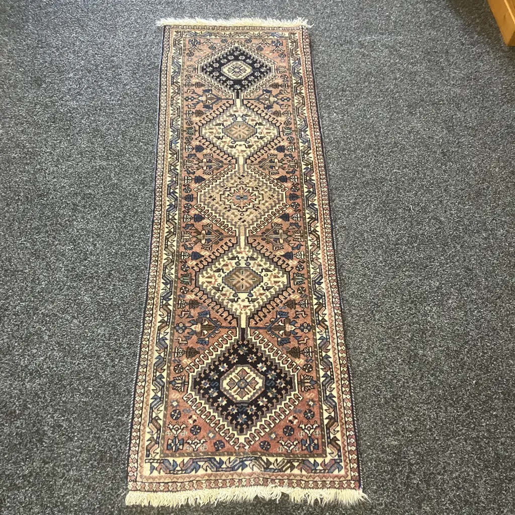 Persian Floor Runner - Browns & Blues 167 x 55cm Image 1++