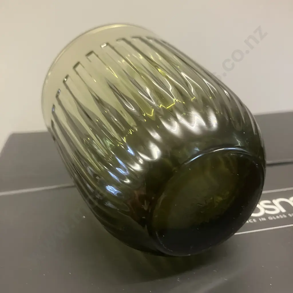 Krosno Harmony Tumblers - Green Colour, Boxed Set of Six, 430mls Image 1++