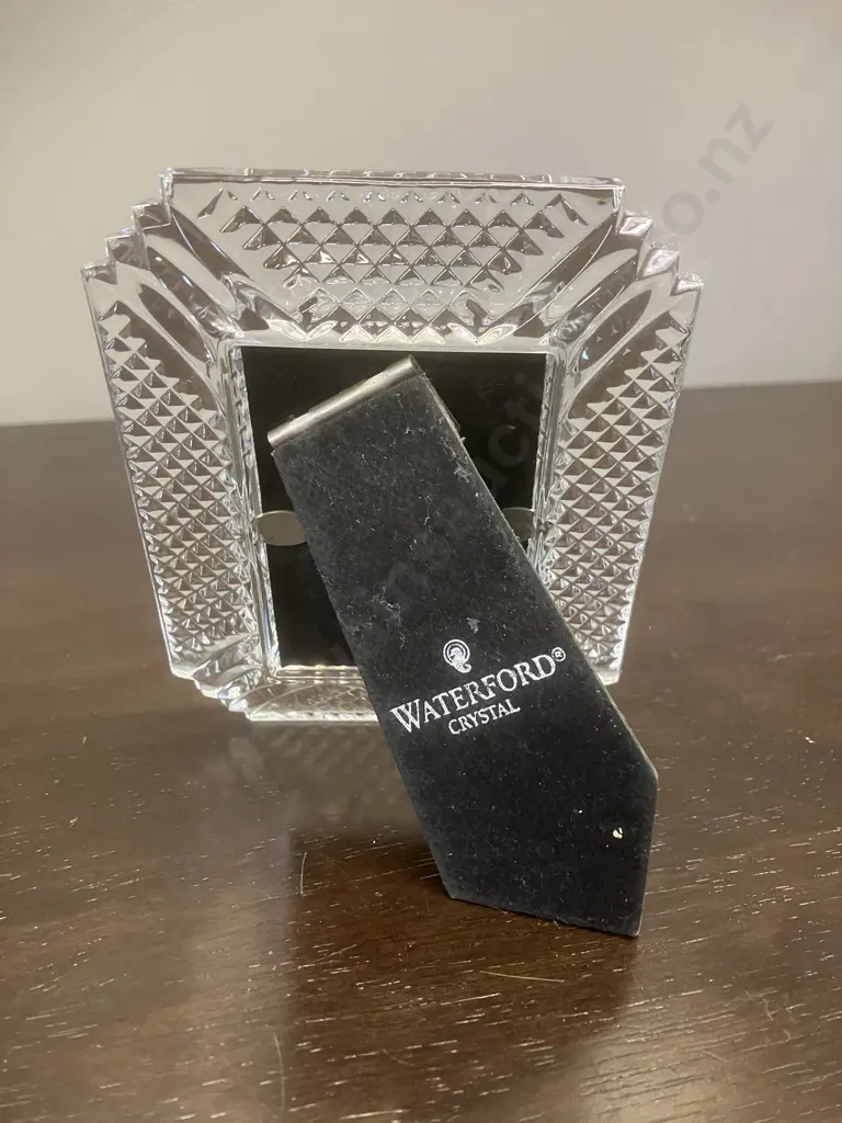 Stunning Waterford Crystal Photo Frame in the “Makefield” Pattern. 12.5 x 10cm Image 1++