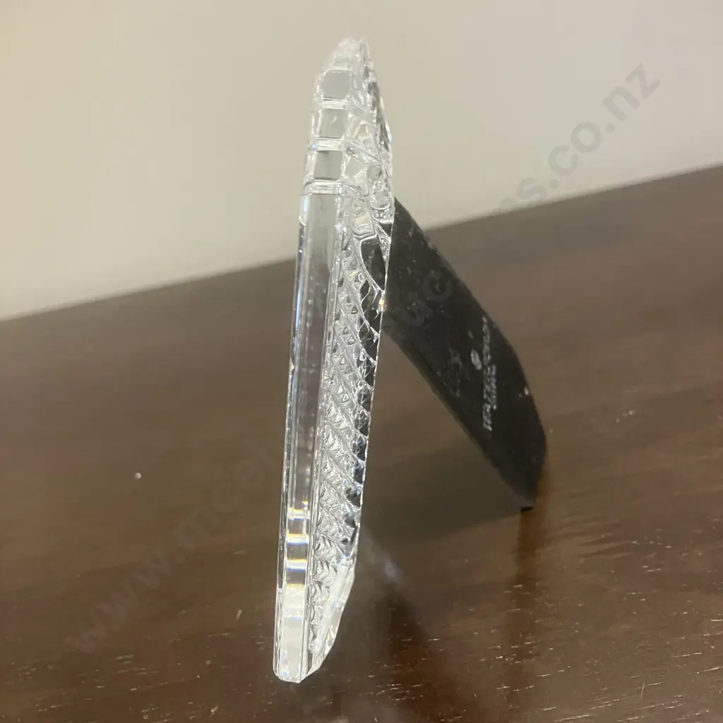 Stunning Waterford Crystal Photo Frame in the “Makefield” Pattern. 12.5 x 10cm Image 1++