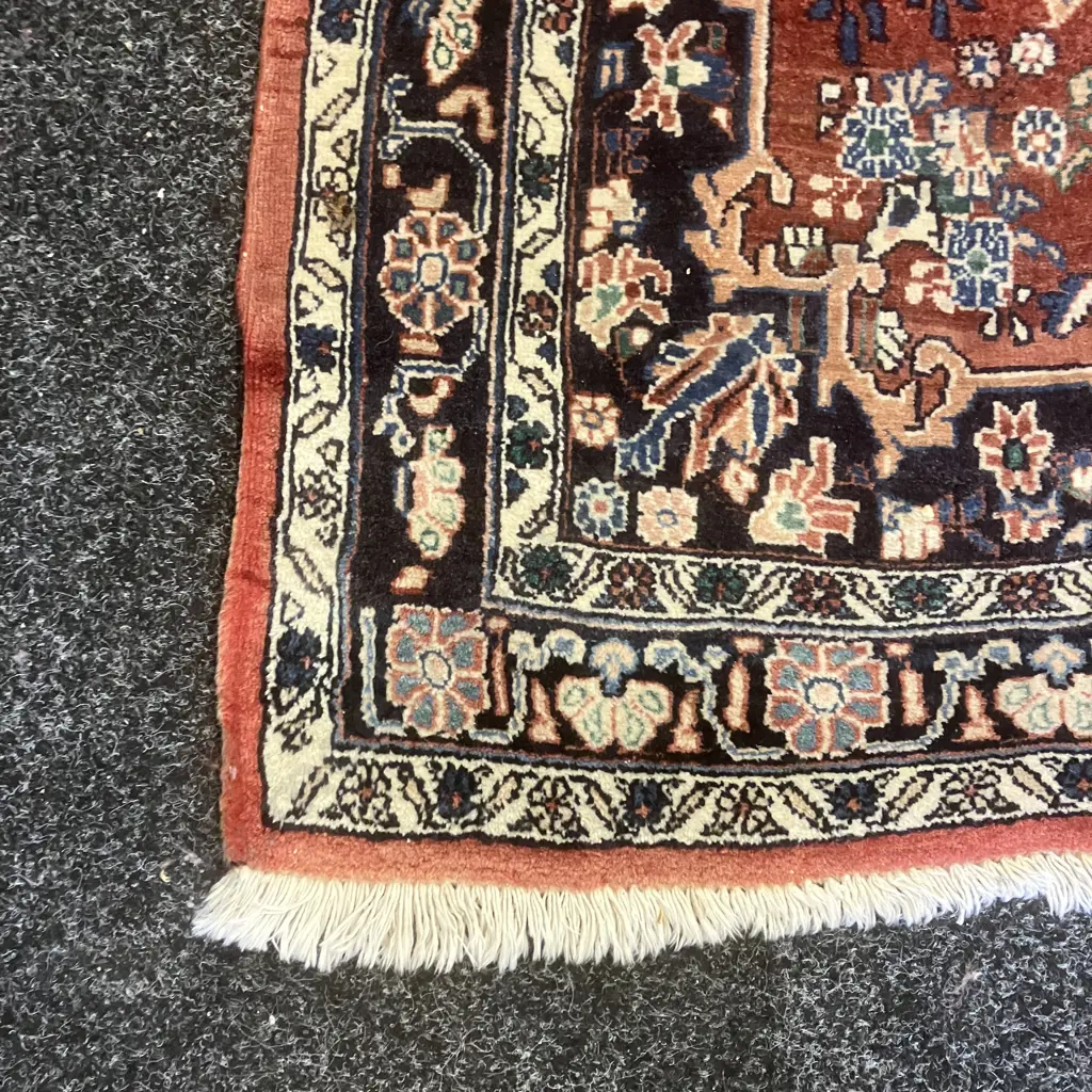 Persian Rug - Blacks, Reds & Blues 153 x 92cm Image 1++