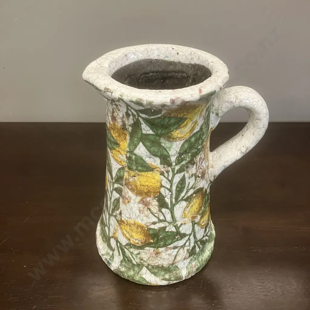 Large Decorative Lemon Jug. 23 x 15cm Image 1++