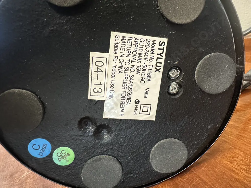 Modernist Stylux Chrome Metal Desk Lamp Image 1++