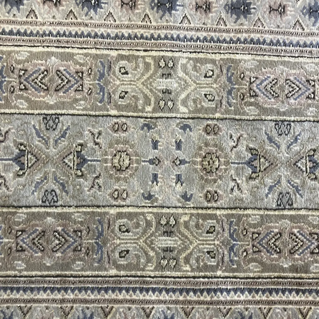 Floor Runner - Grey & Blue Tones 192 x 66cm Image 1++