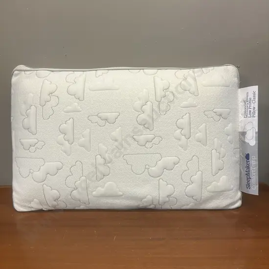 Sleepmaker ComfortTemp Fusion Gel Memory Foam Low Profile Pillow - Classic
