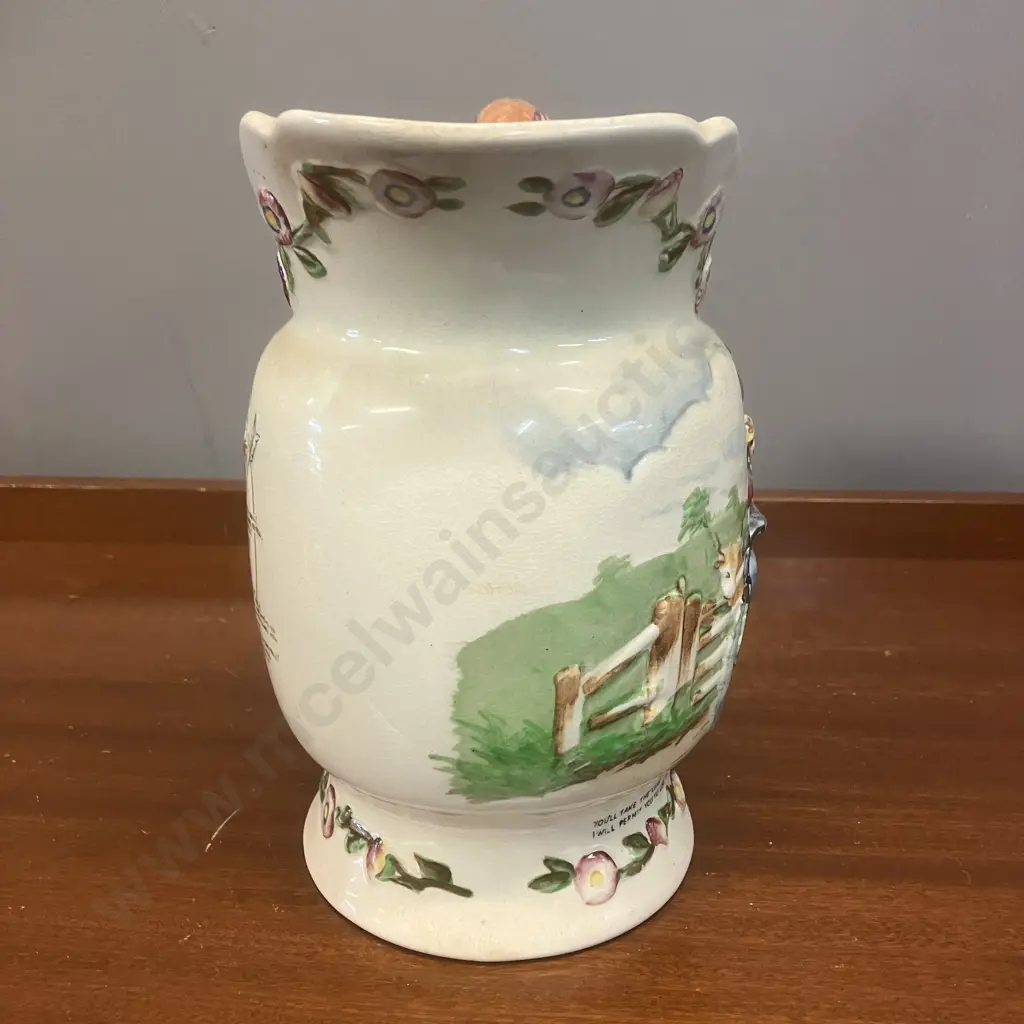 A Crown Devon Fielding's 'Daisy Bell' Musical Jug Made In England - Working. H20.5cm Image 1++