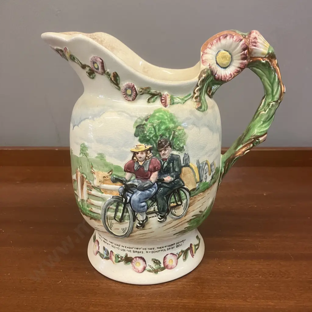 A Crown Devon Fielding's 'Daisy Bell' Musical Jug Made In England - Working. H20.5cm Image 1++