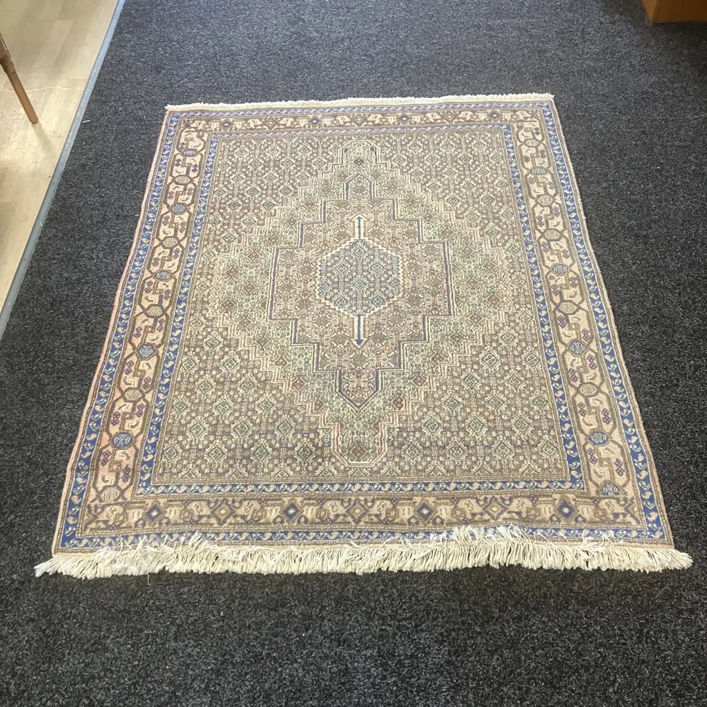 Persian Rug - Pastels, Blues & Greens 152 x 124cm Image 1++