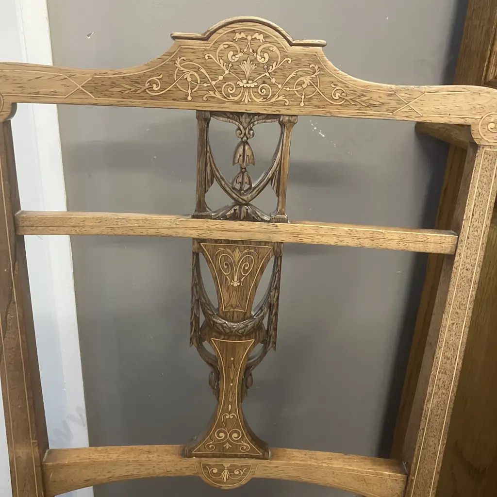 Antique Edwardian Sheraton Revival Dining Chair Image 1++