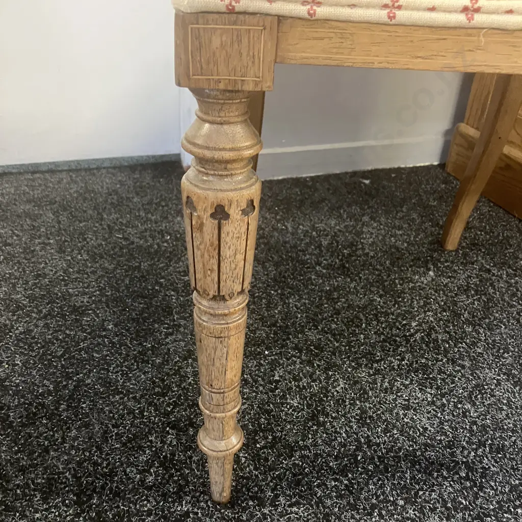 Antique Edwardian Sheraton Revival Dining Chair Image 1++