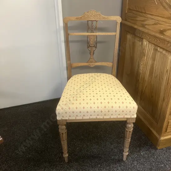 Antique Edwardian Sheraton Revival Dining Chair