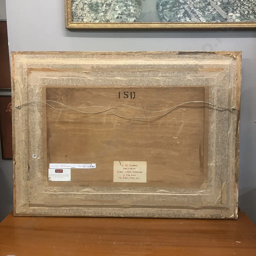 EM. Wimperis Original Watercolour - North Wales (Near Lake Bala). Signed & Dated 86. 60 x 83cmcm Image 1++