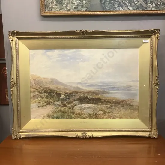 EM. Wimperis Original Watercolour - North Wales (Near Lake Bala). Signed & Dated 86. 60 x 83cmcm