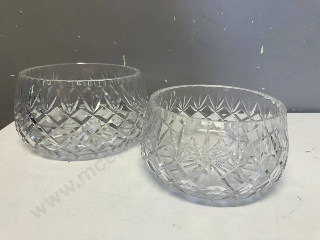 Vintage Crystal Bowls x2 Image 1++