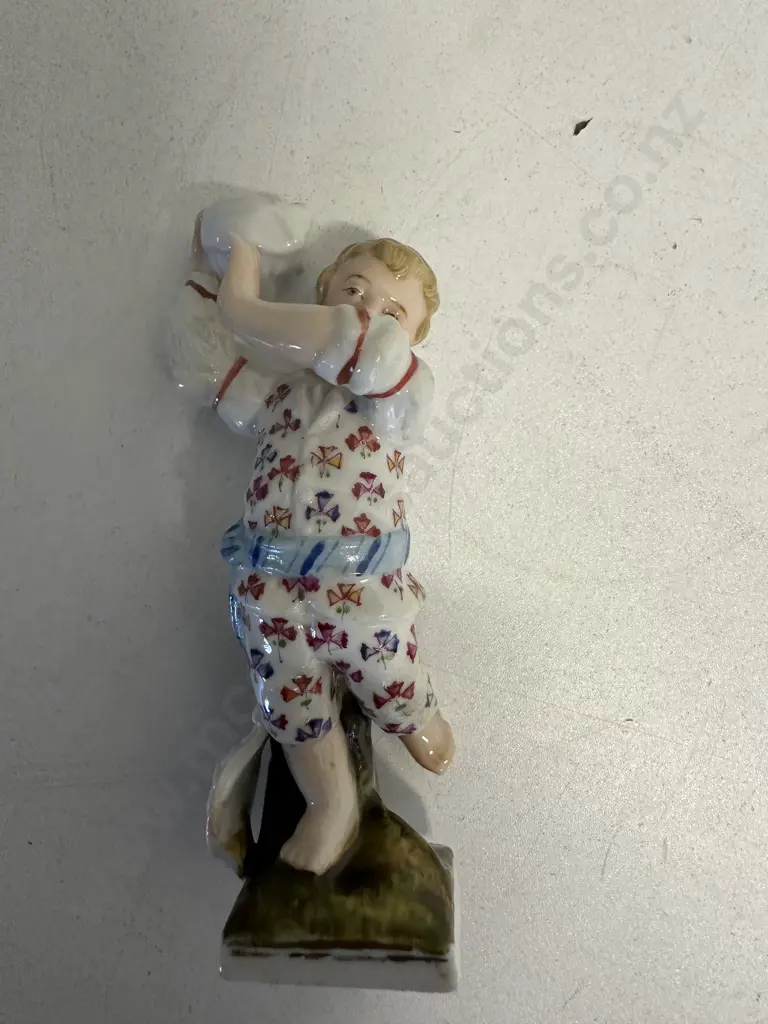 Antique Meissen Style Figurine Malus H10.5cm. Image 1++