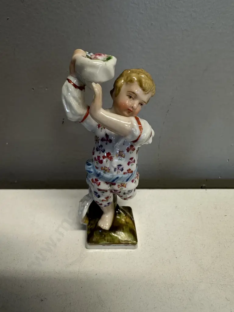 Antique Meissen Style Figurine Malus H10.5cm. Image 1++