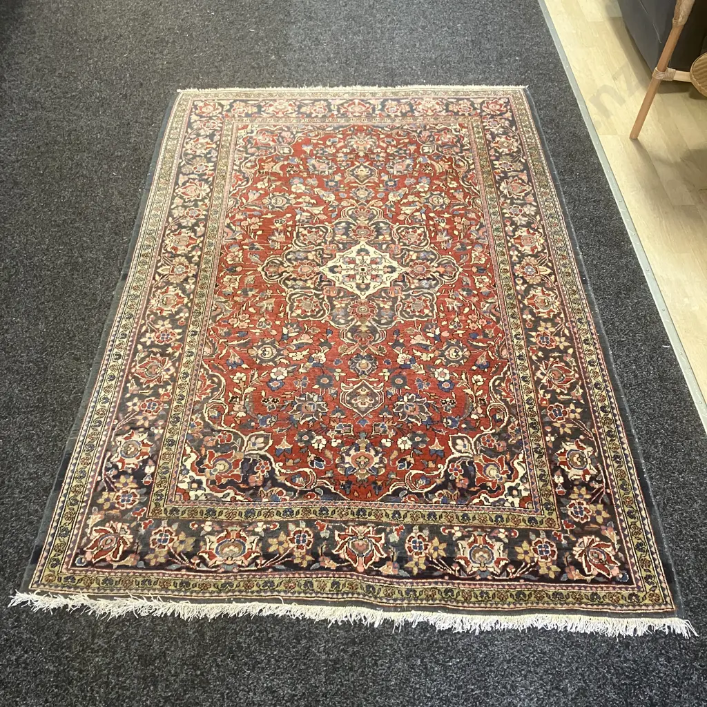 Persian Rug - Blues, Reds & Greens 198 x 132cm Image 1++