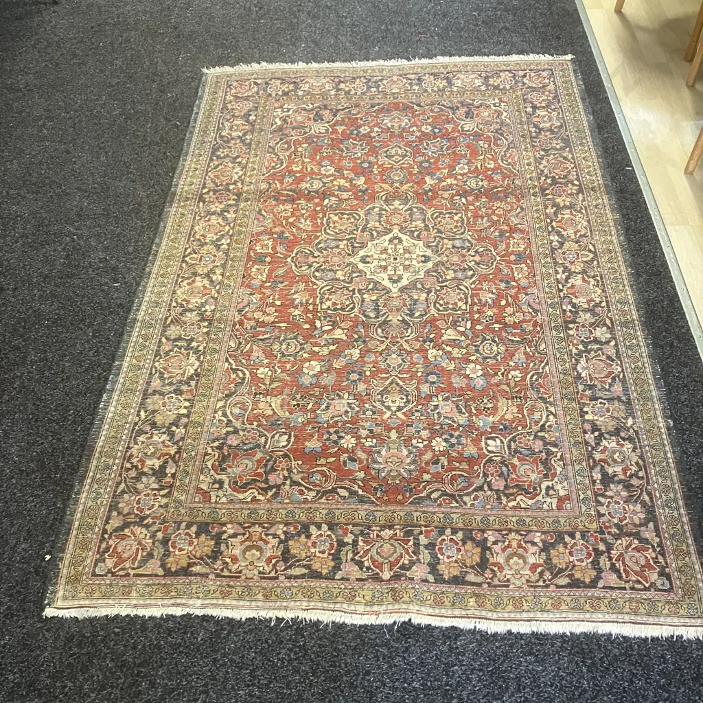 Persian Rug - Blues, Reds & Greens 198 x 132cm Image 1++