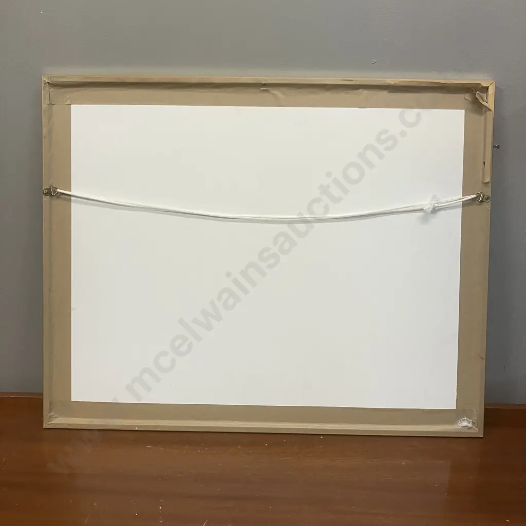 The Barracks, On Bluff Hill, Napier Hawkes Bay, ca 1866 CD Barraud - Turnbull Print #2161 1967. 47 x 59cm Image 1++