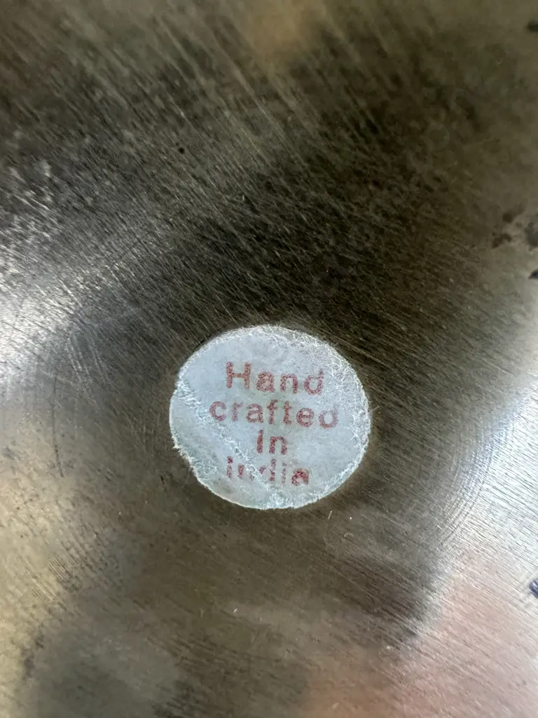 Vintage Double Handled Clissonne Tray Made In India Image 1++