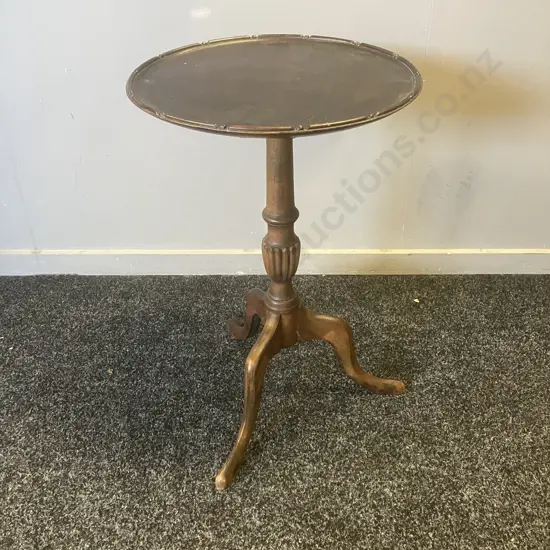 George lll Style mahogany Tripod Occasional Table. 56 x 35cm