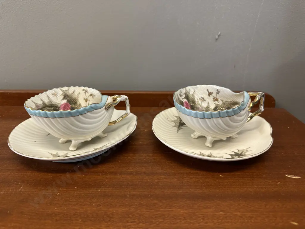 Pair Of Two Piece Art Nouveau Table Ware  Image 1++
