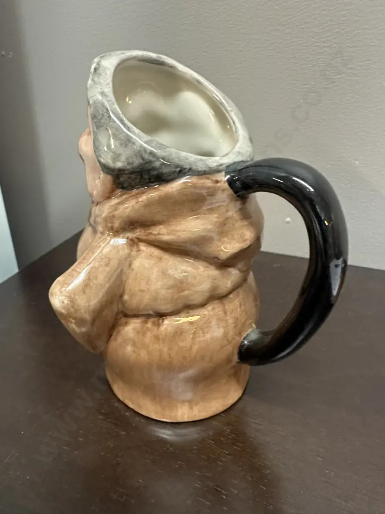 Vintage China Monk Character Jug H16cm. Image 1++