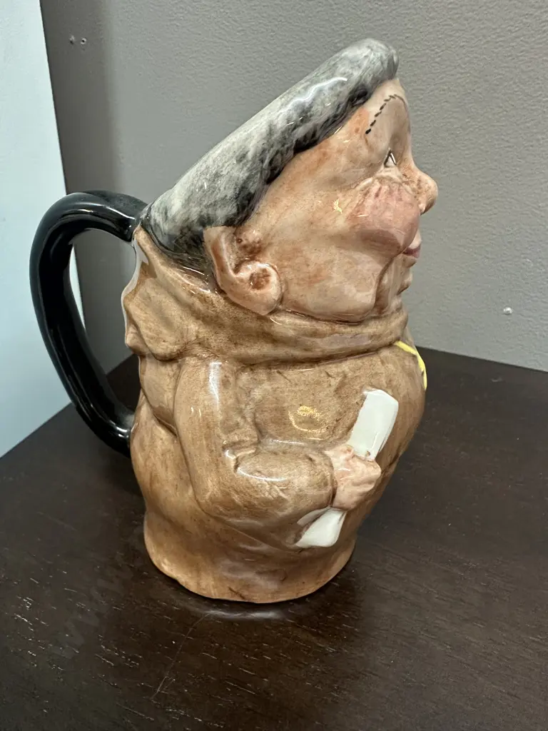 Vintage China Monk Character Jug H16cm. Image 1++