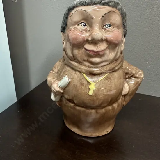 Vintage China Monk Character Jug H16cm.