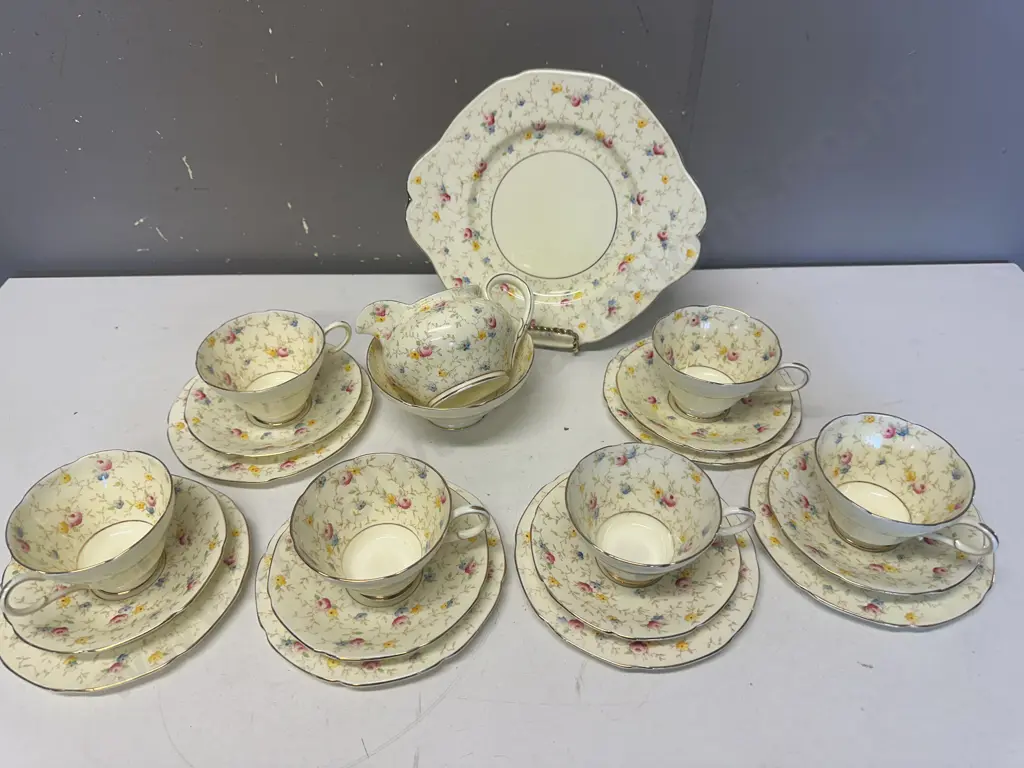Vintage Paragon Tea Ware Comtesse Pattern Image 1++