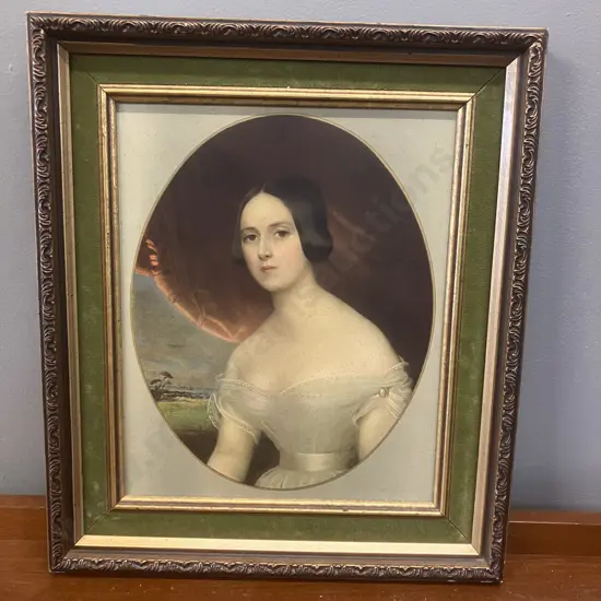 Vintage 'Comtesse D'Orsay' by Kobel - This is a Bewdley Picture Framed by G.W.Dowling (1947) Ltd Wellington. 38 x 32.5cm