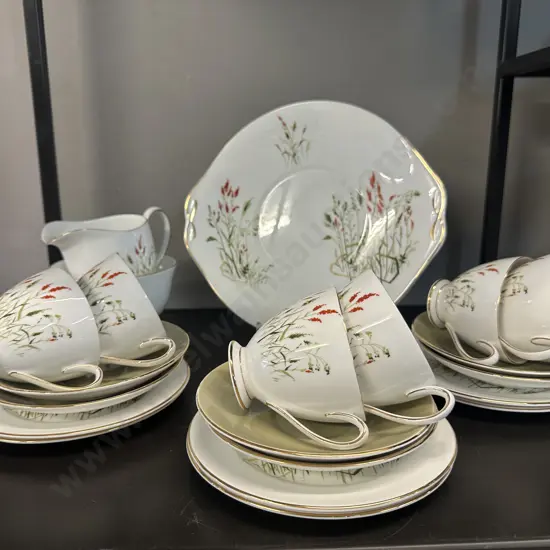 Queen Anne China Tea Set  'Nymph'  Pattern