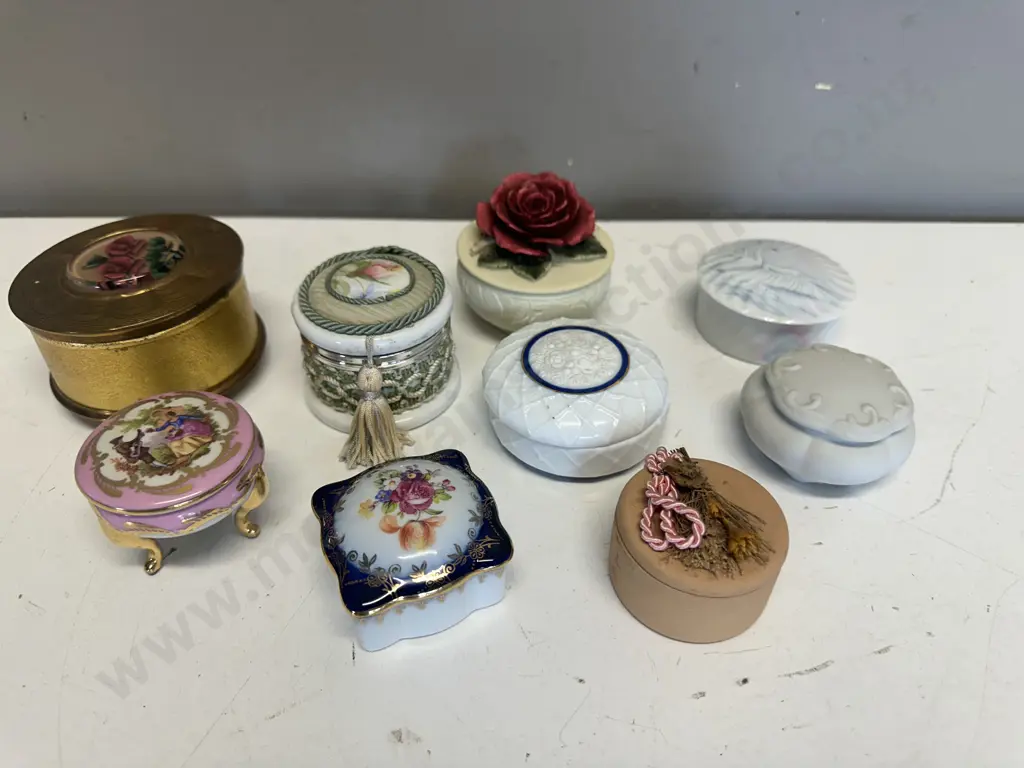 Selection Of Trinket Dishes Including Limoges Image 1++